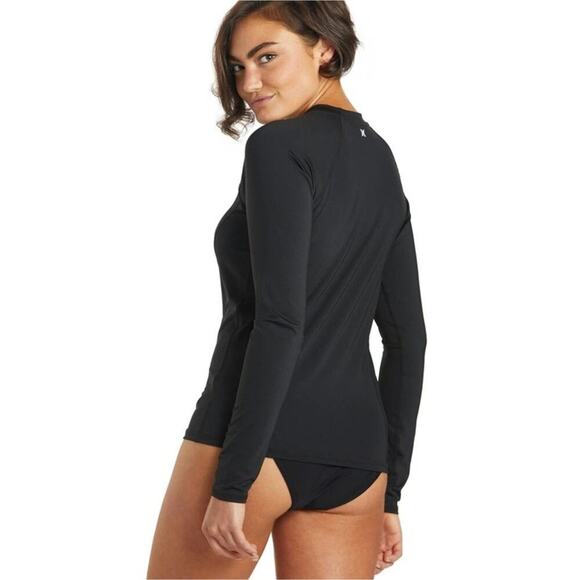 Women's Oao Solid Long Sleeve Mock Neck Rash Guard plus size 2X new!! - Picture 9 of 10